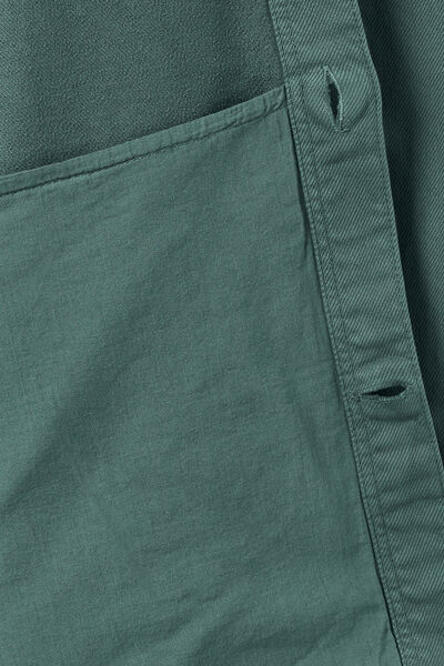 Surchemise regular col fran&ccedil;ais 100% coton