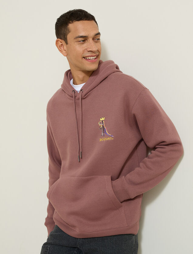 Sweat à capuche licence Basquiat