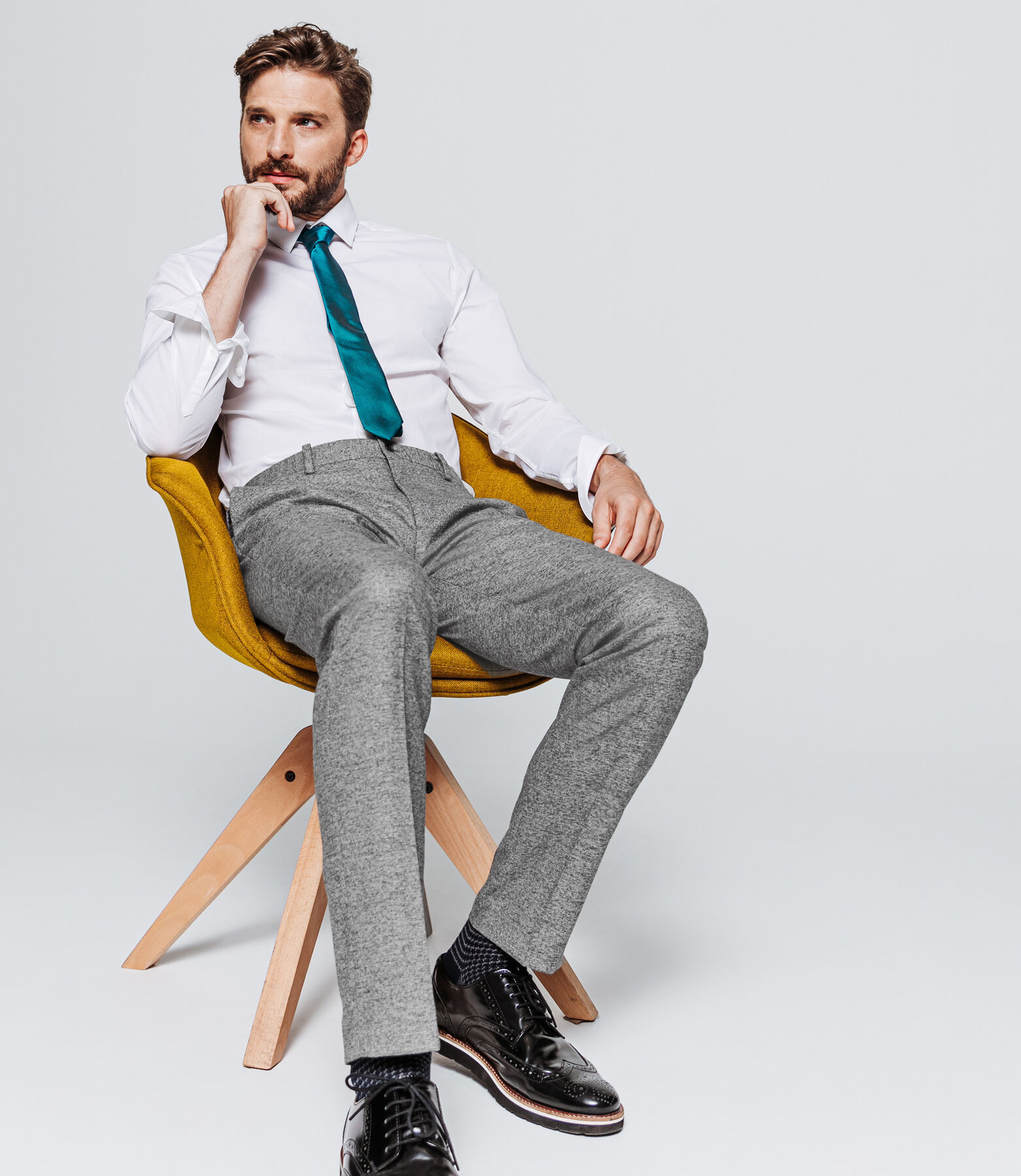 Pantalon De Costume Coupe Slim
