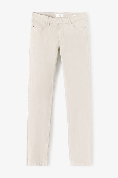 Pantalon 5 poches slim mati&egrave;re bi-stretch