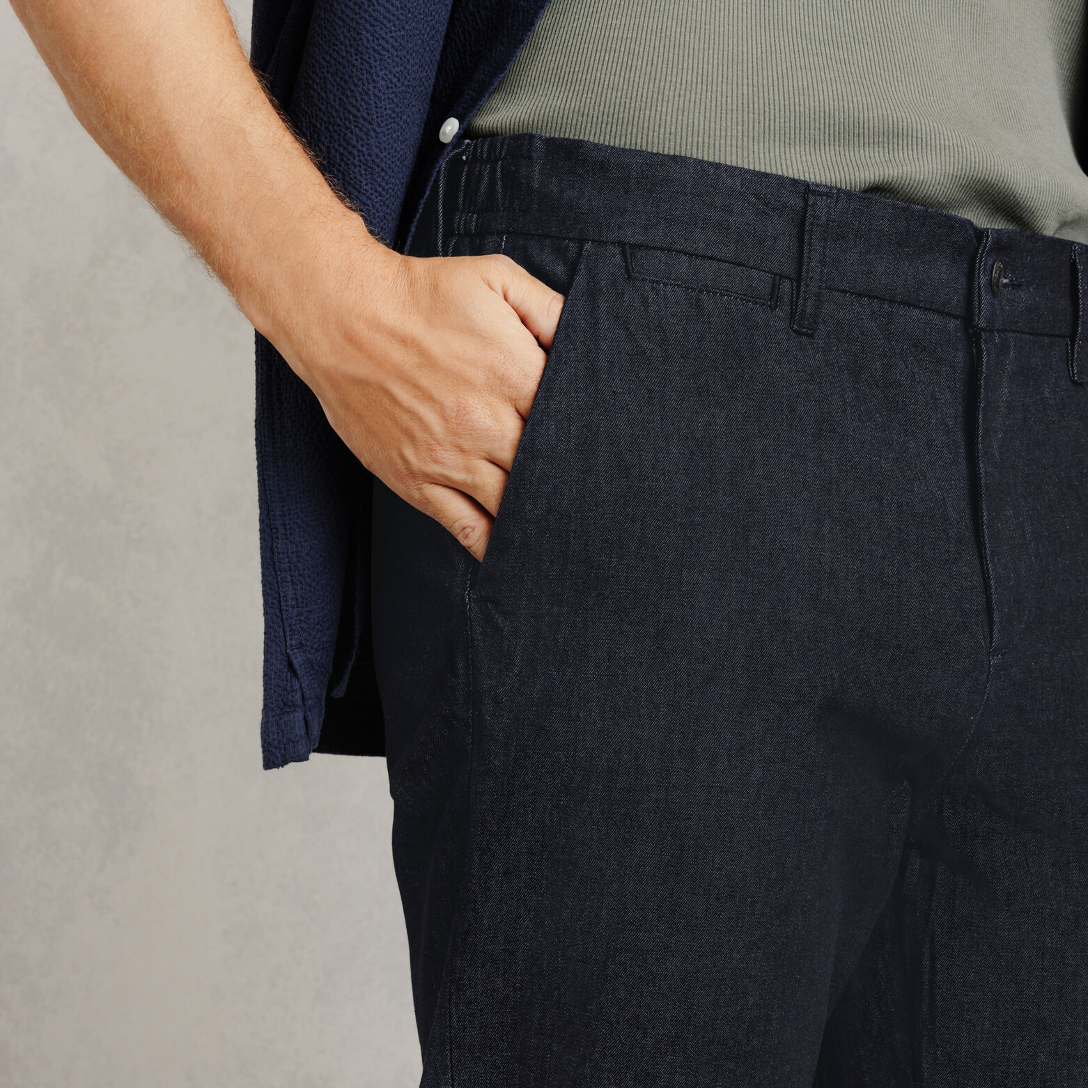 Jean chino loose brut