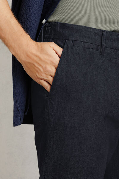 Pantalon Denim Bleu moyen