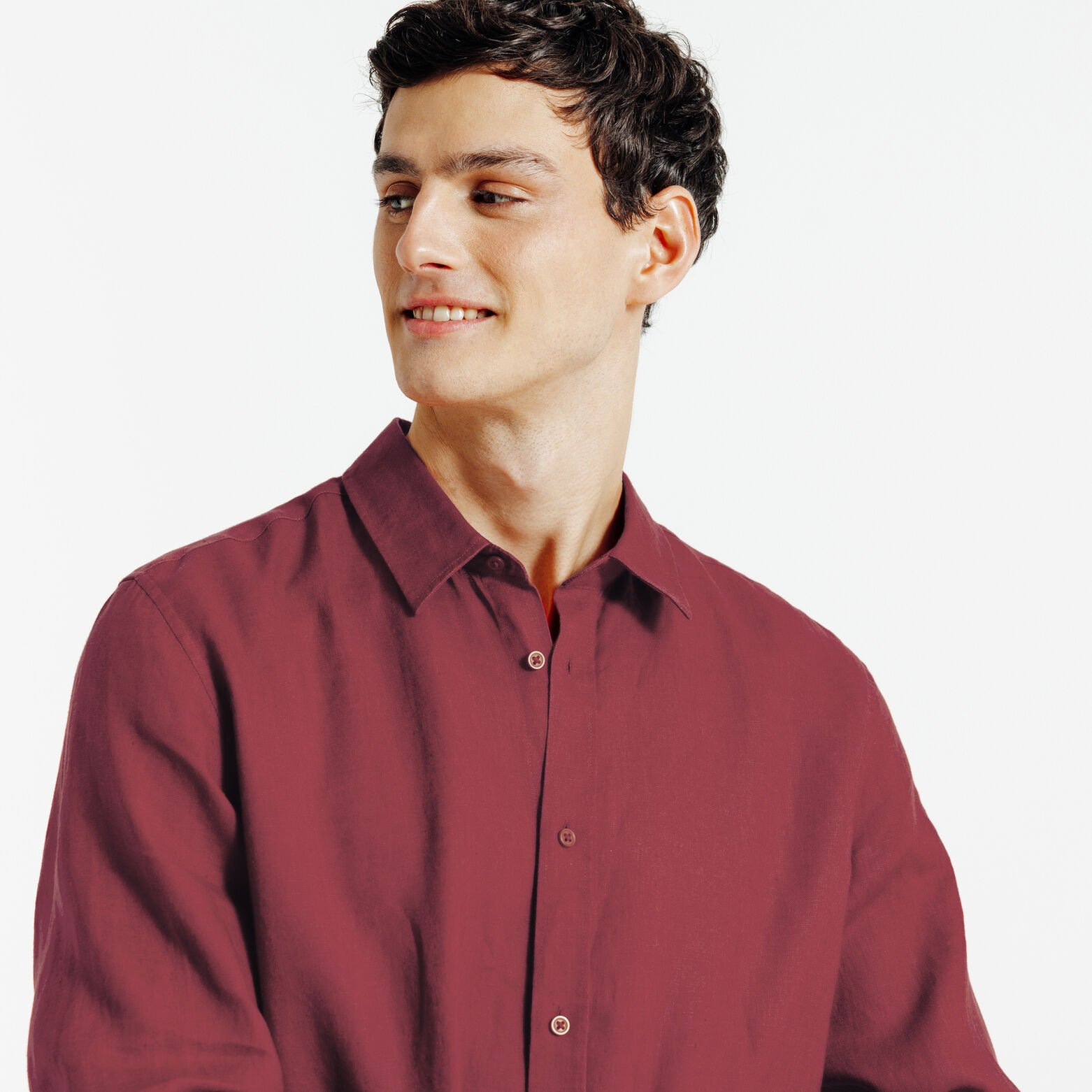 Chemise 100% lin unie