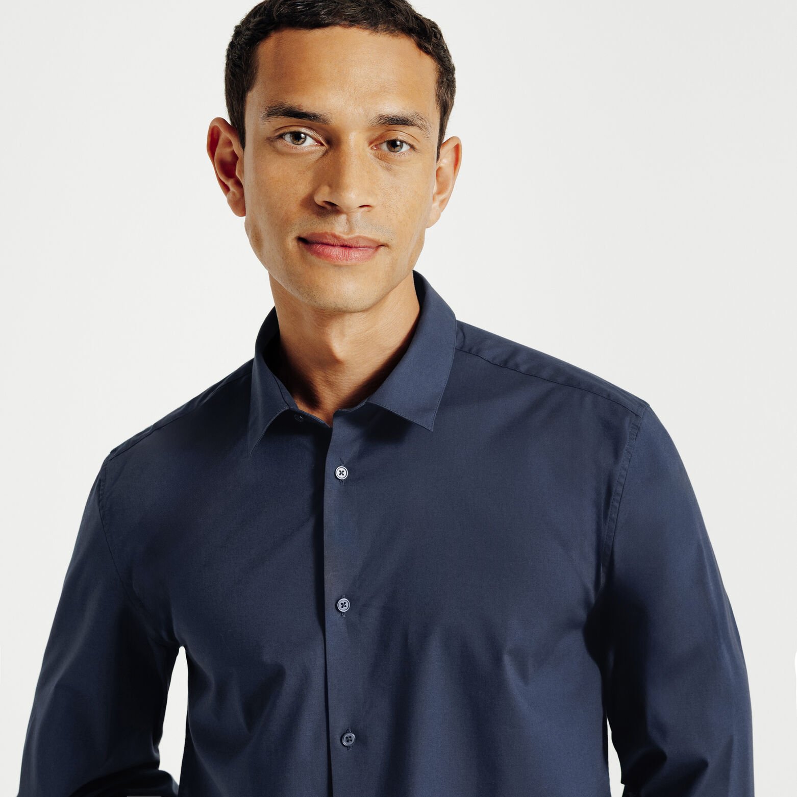 Chemise slim unie