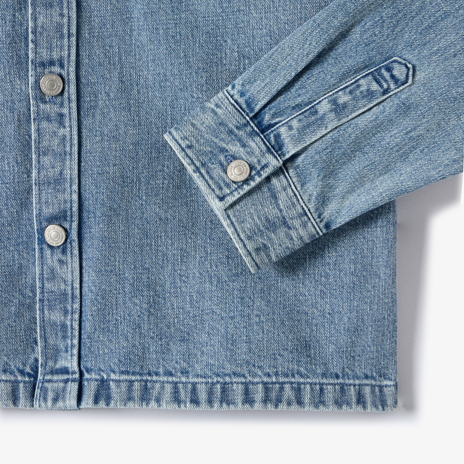 Surchemise en jean unie