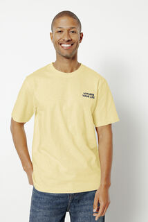 T-shirt in katoen met borduursel