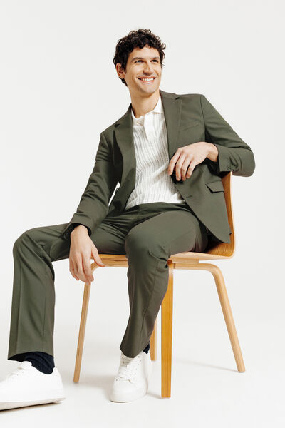 Costume 2 pi&egrave;ces confort - Kaki