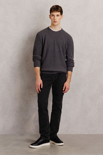 Jean straight 4 longueurs 100% coton