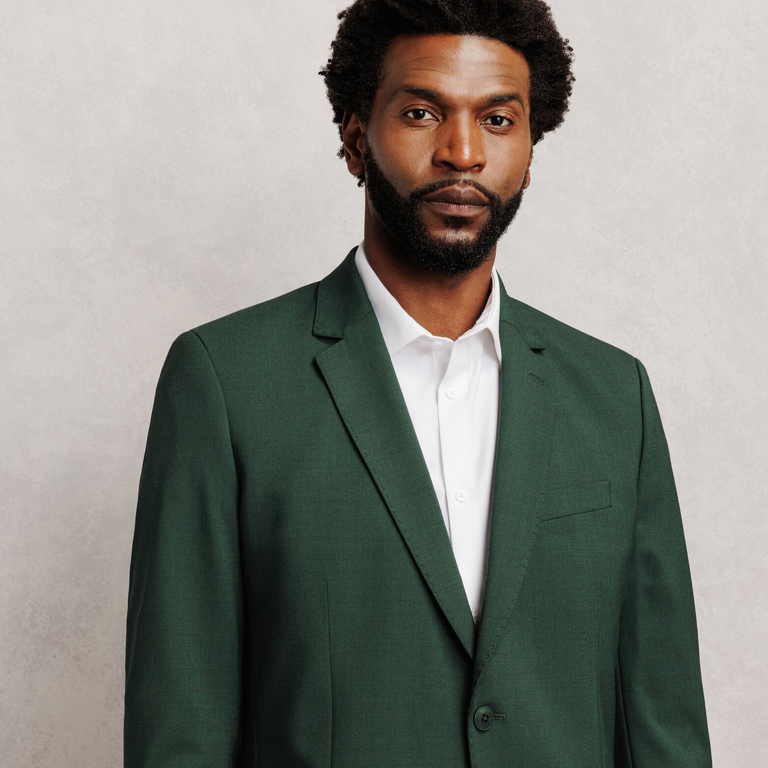 Veste de costume slim bi-stretch unie