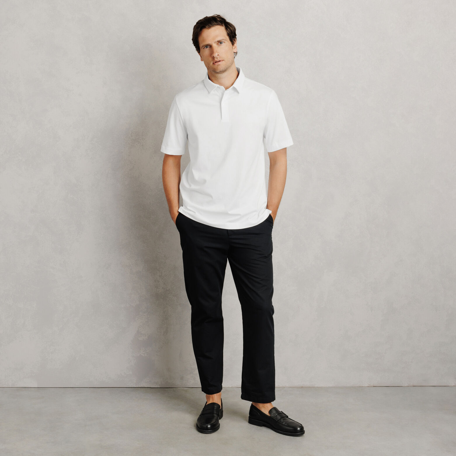 Polo jersey manches courtes