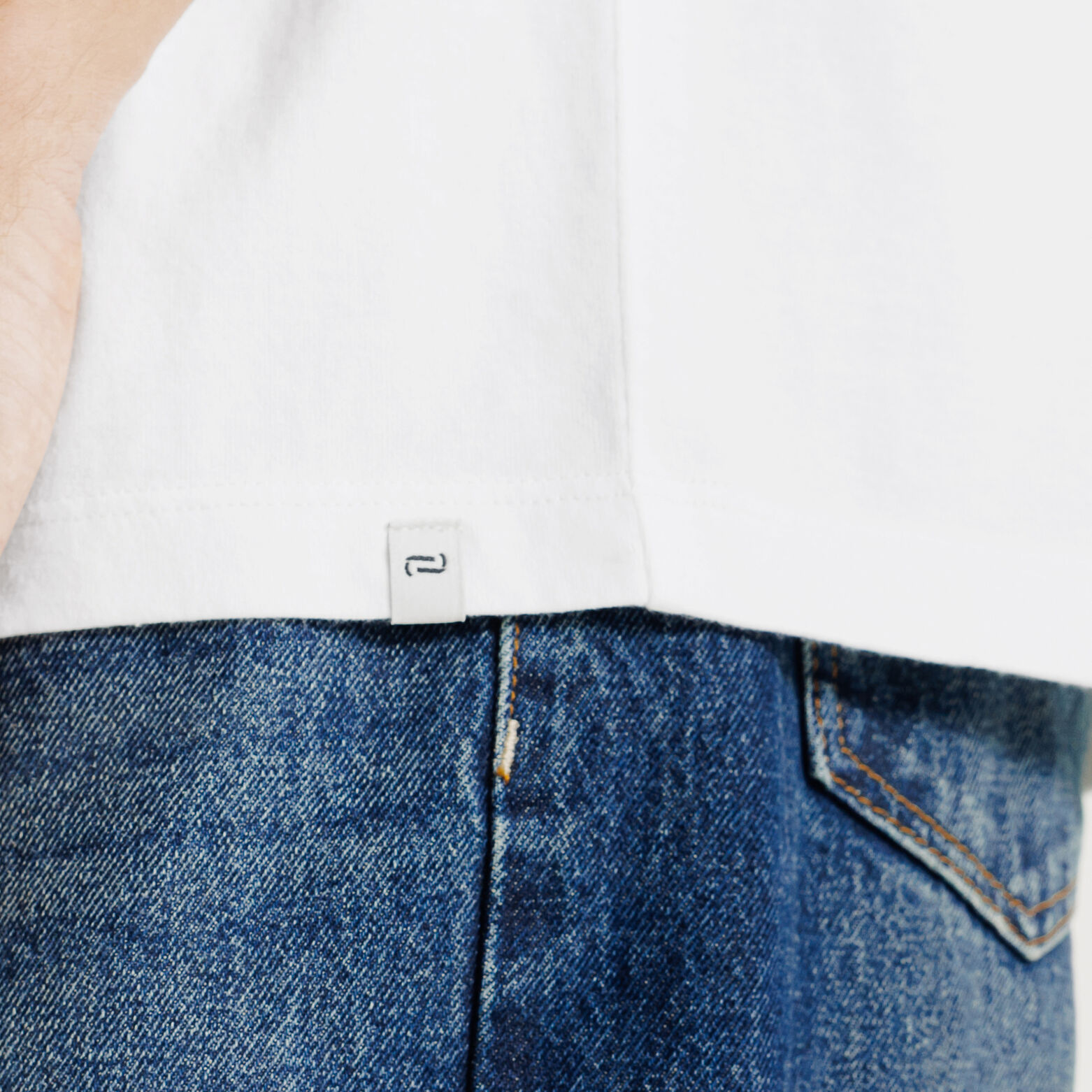 Relax fit t-shirt in katoen