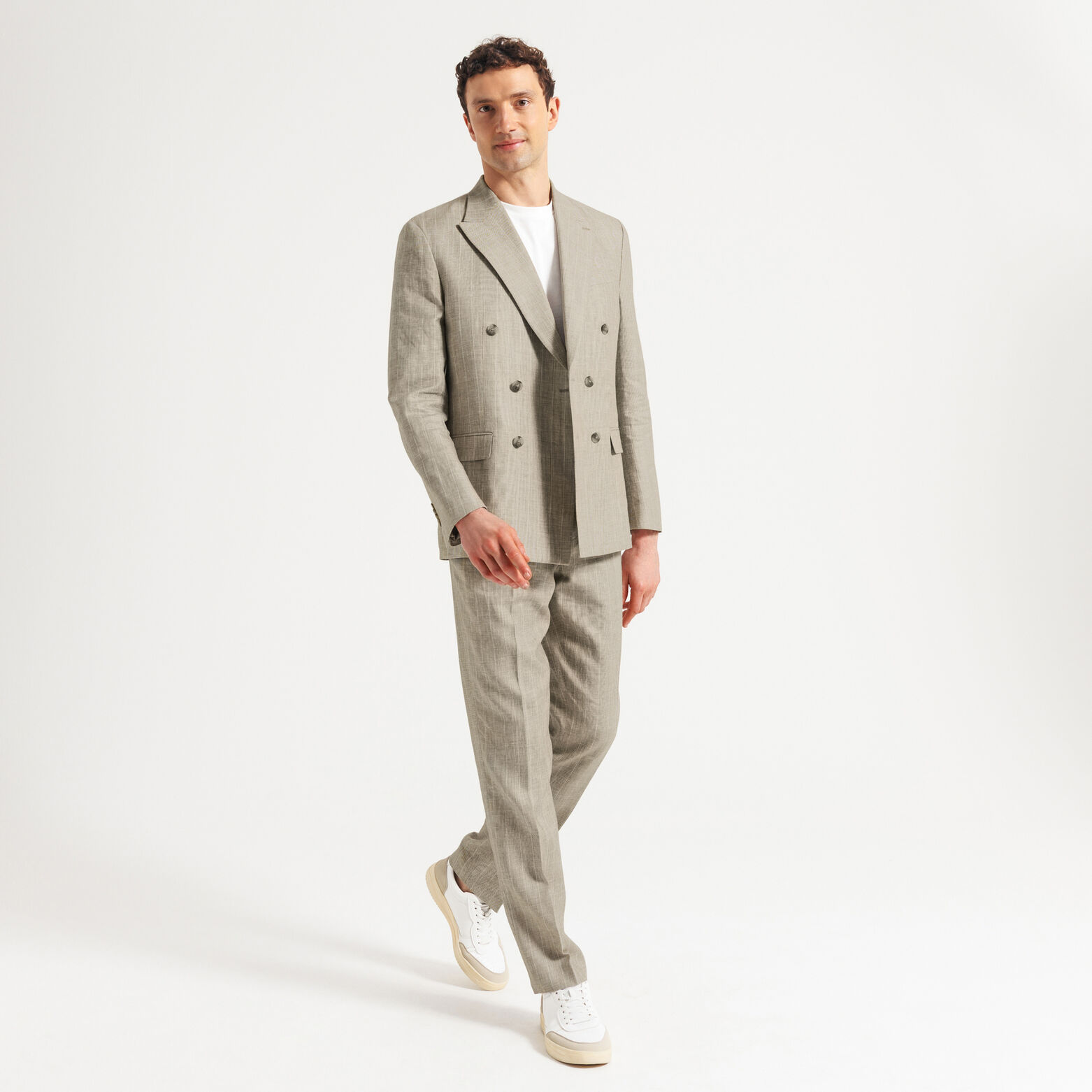 Pantalon de costume confort ray&eacute;