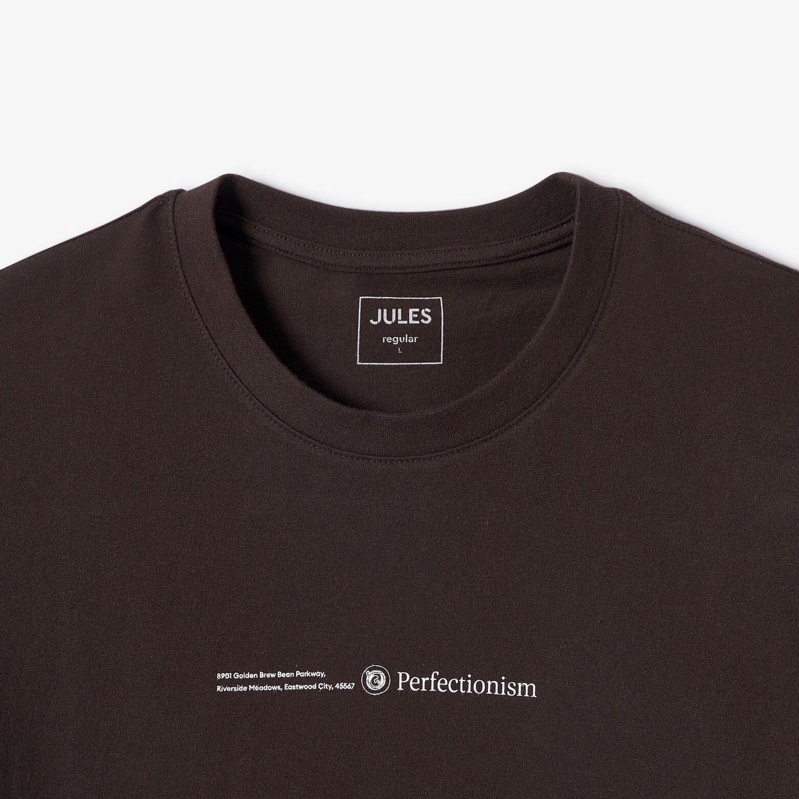 Tee shirt imprim&eacute; devant dos "caf&eacute;"