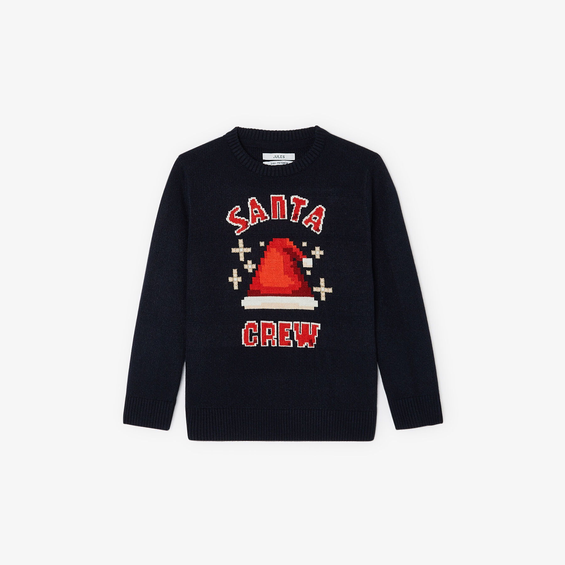 Pull de Noel santa crew enfant Jules