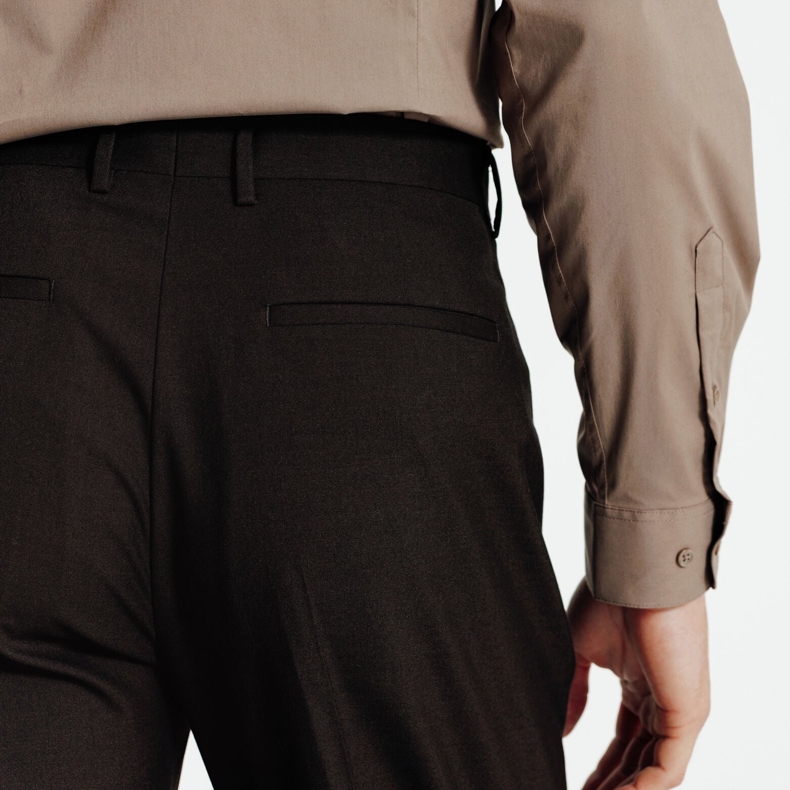 Pantalon de costume confort uni
