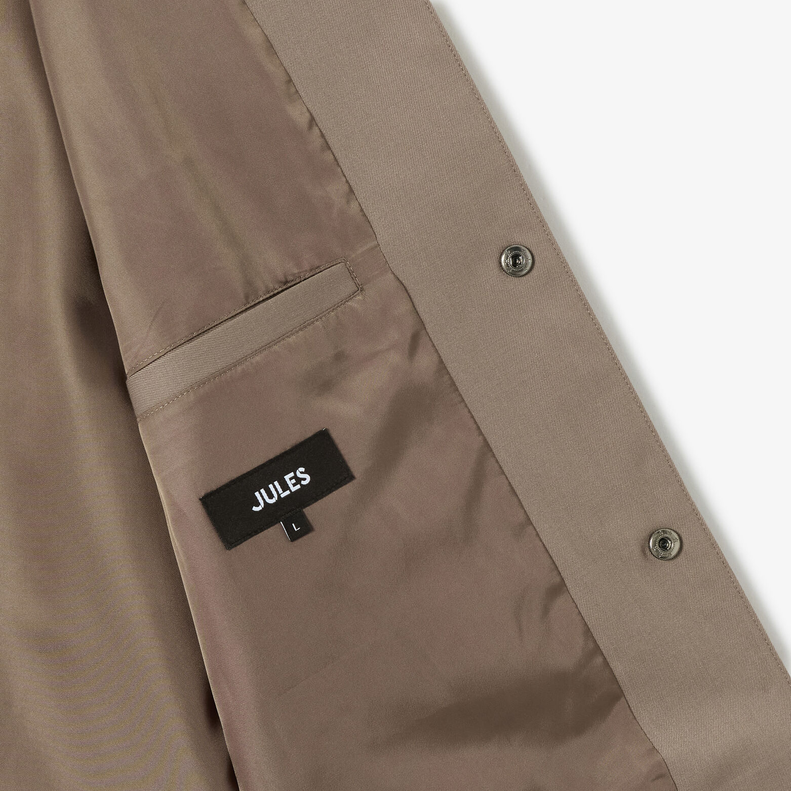 Vest hemdskraag met drukknopen