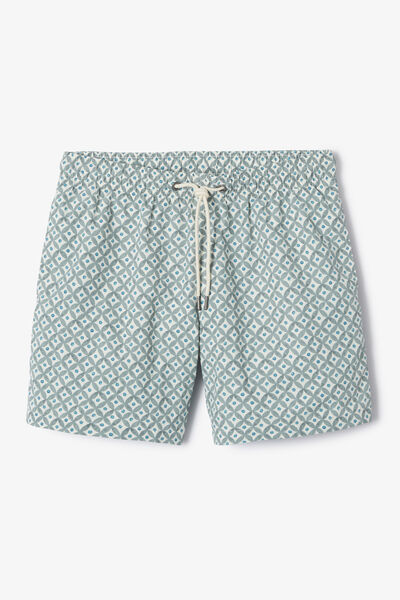 Zwemshort met geometrische print