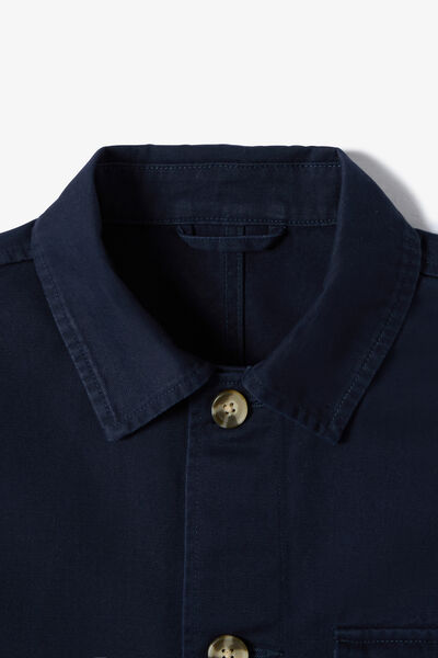 Veste col chemise boutonn&eacute;e mi-saison