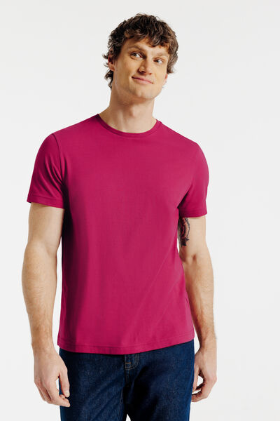 Basic T-shirt met ronde hals
