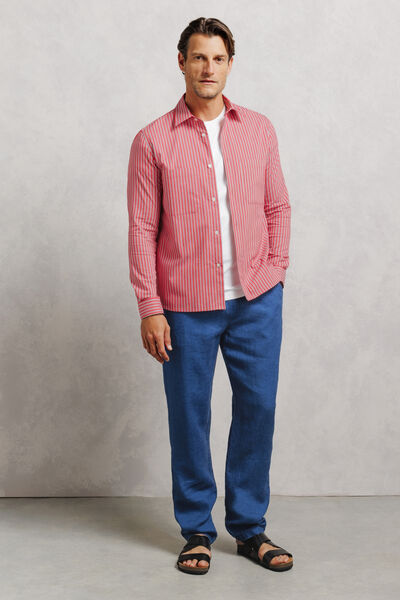 Chemise 100% coton regular ray&eacute;e