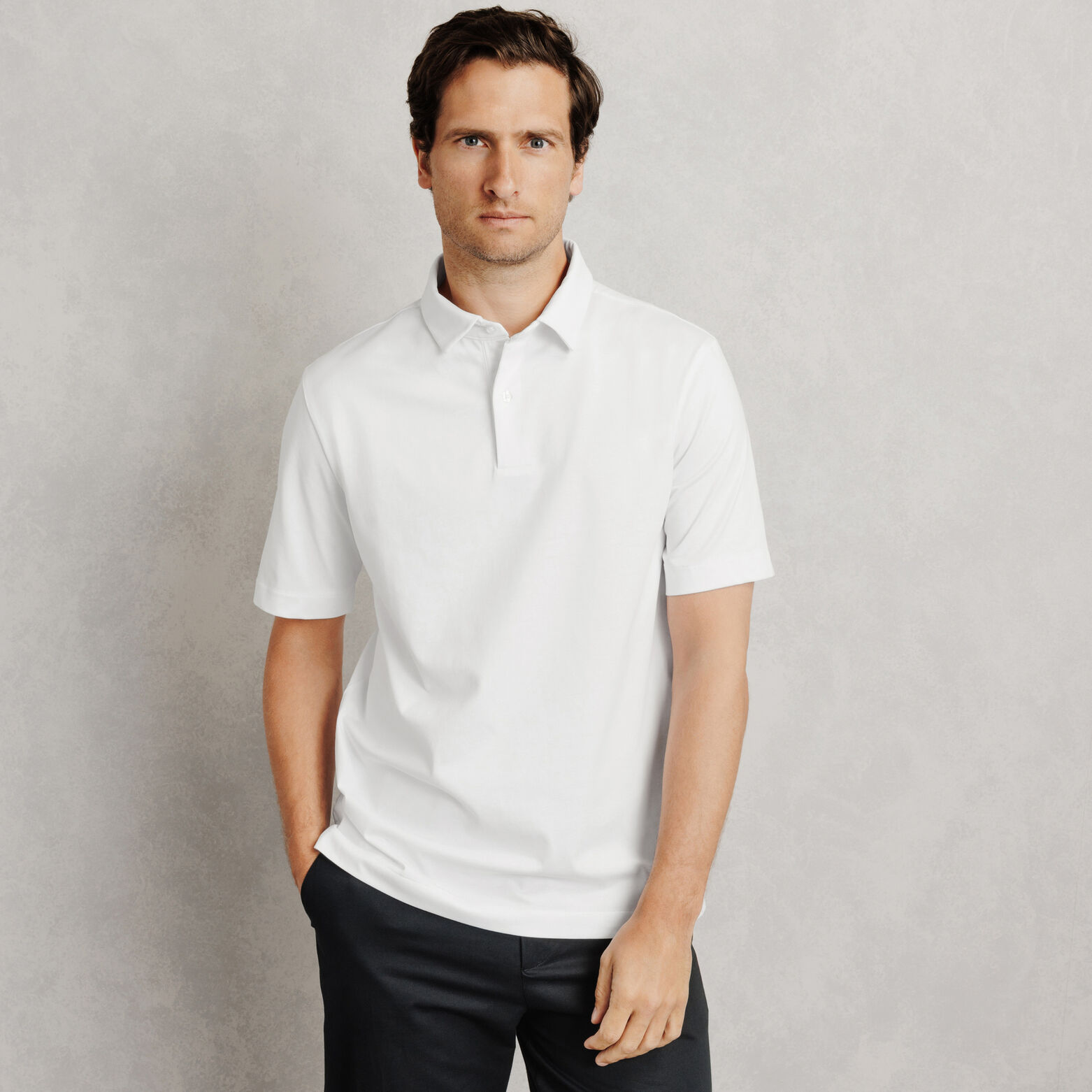 Polo jersey manches courtes