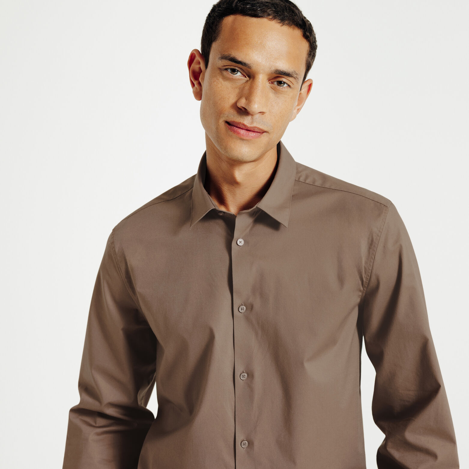 Chemise slim unie