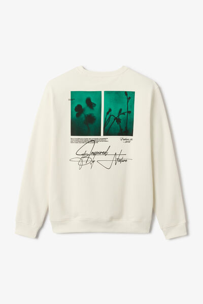 Sweat imprim&eacute; devant et dos