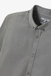 Chemise en coton TENCEL&iquest; Lyocell col boutonn&eacute;