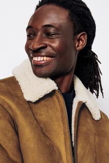 Blouson bombardier en sherpa