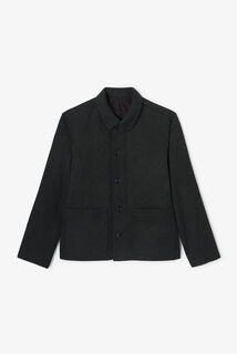 Vest met hemdskraag en knopen