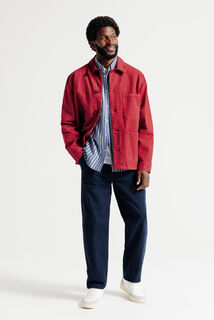 Gekleurd streepjeshemd in katoen