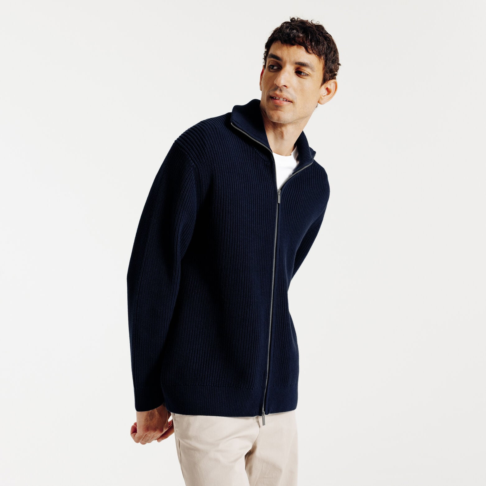 Gilet zipp&eacute; col camionneur