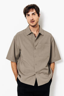 Chemisette en coton TENCEL&iquest;Lyocell unie boxy