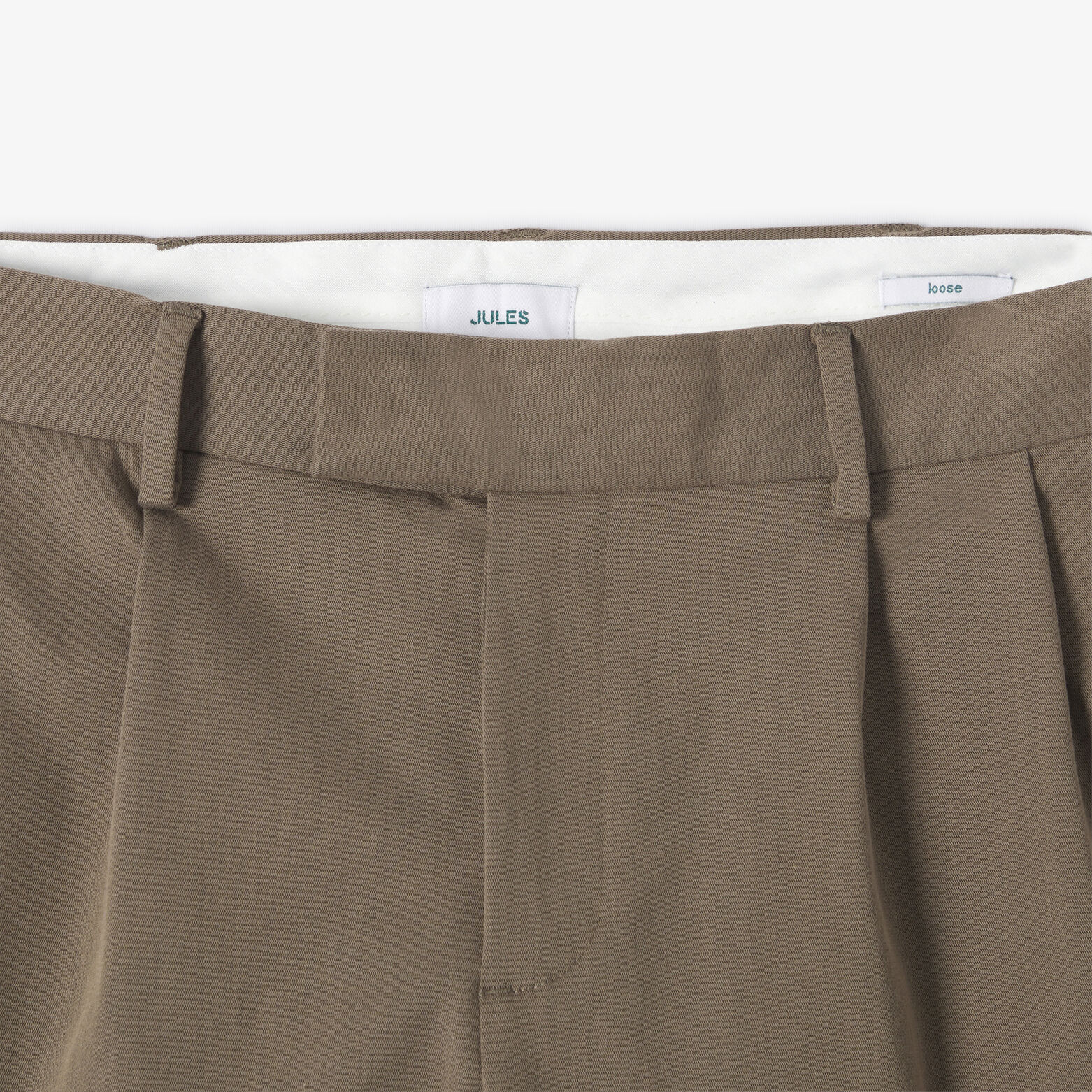 Pantalon chino &agrave; plis