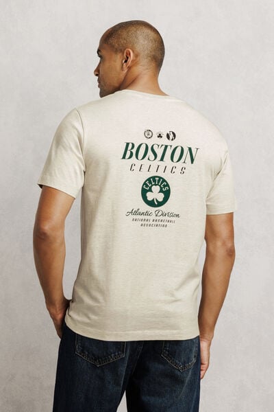 T-shirt met print Boston Celtics NBA-licentie