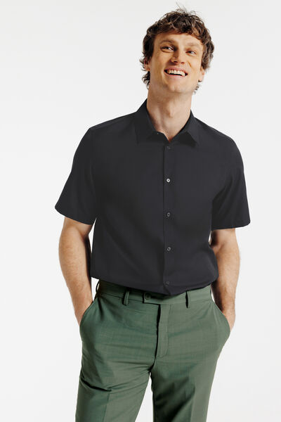 Chemisette en coton sans repassage