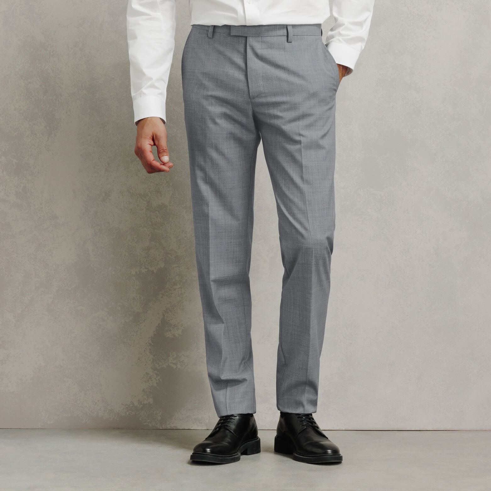 Pantalon de costume slim 100% laine italienne