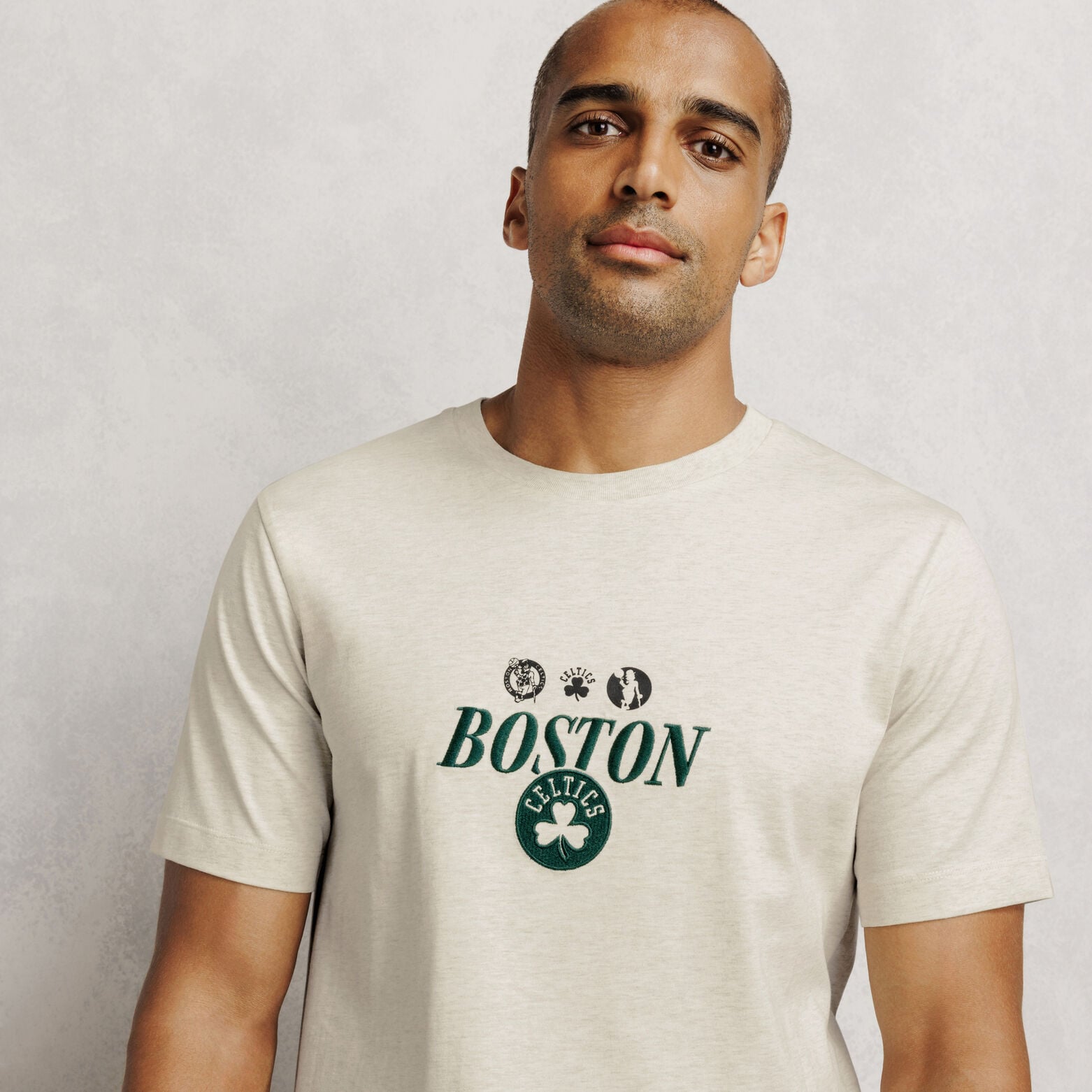 T-shirt met print Boston Celtics NBA-licentie