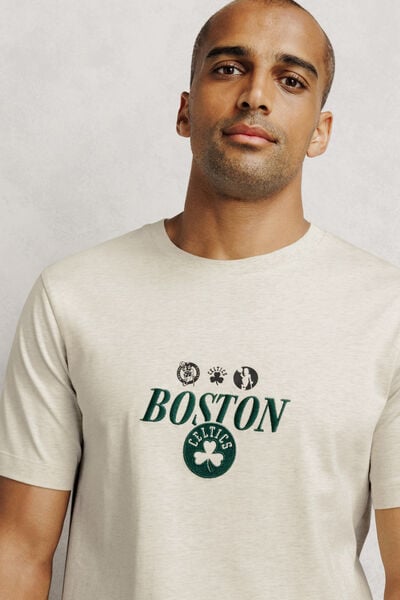 T-shirt met print Boston Celtics NBA-licentie