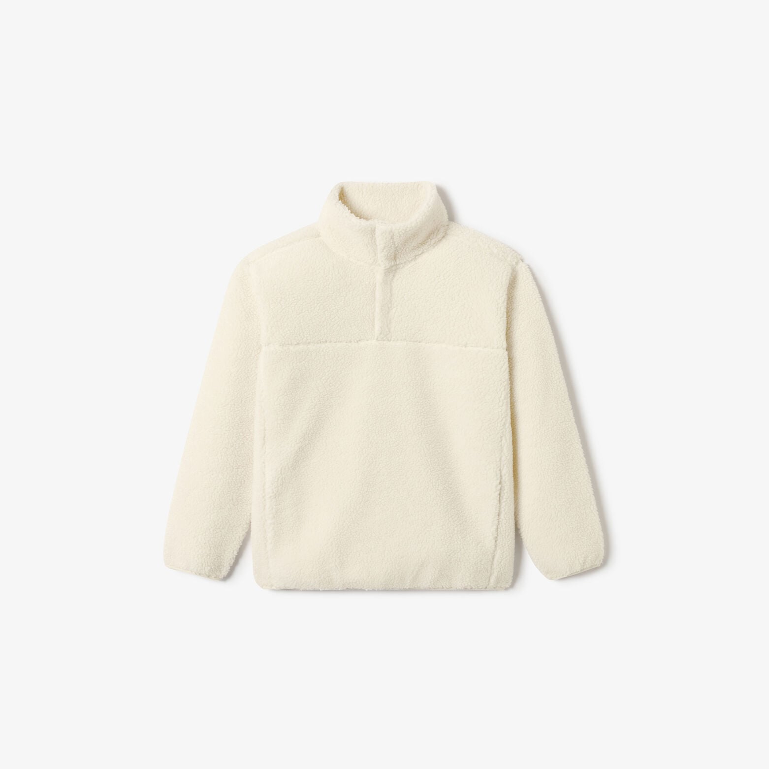 Sweat col montant pressionn&eacute; en sherpa