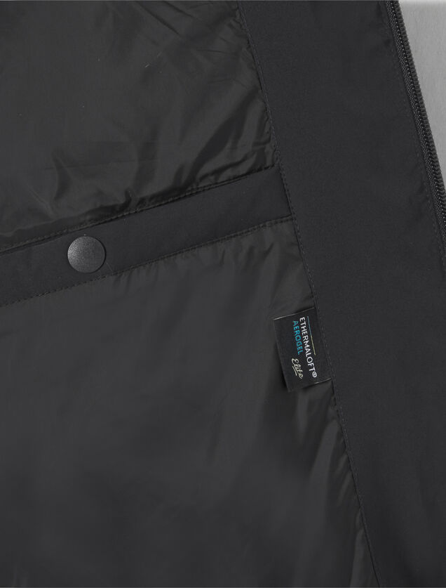 Doudoune zipp&eacute;e &agrave; capuche