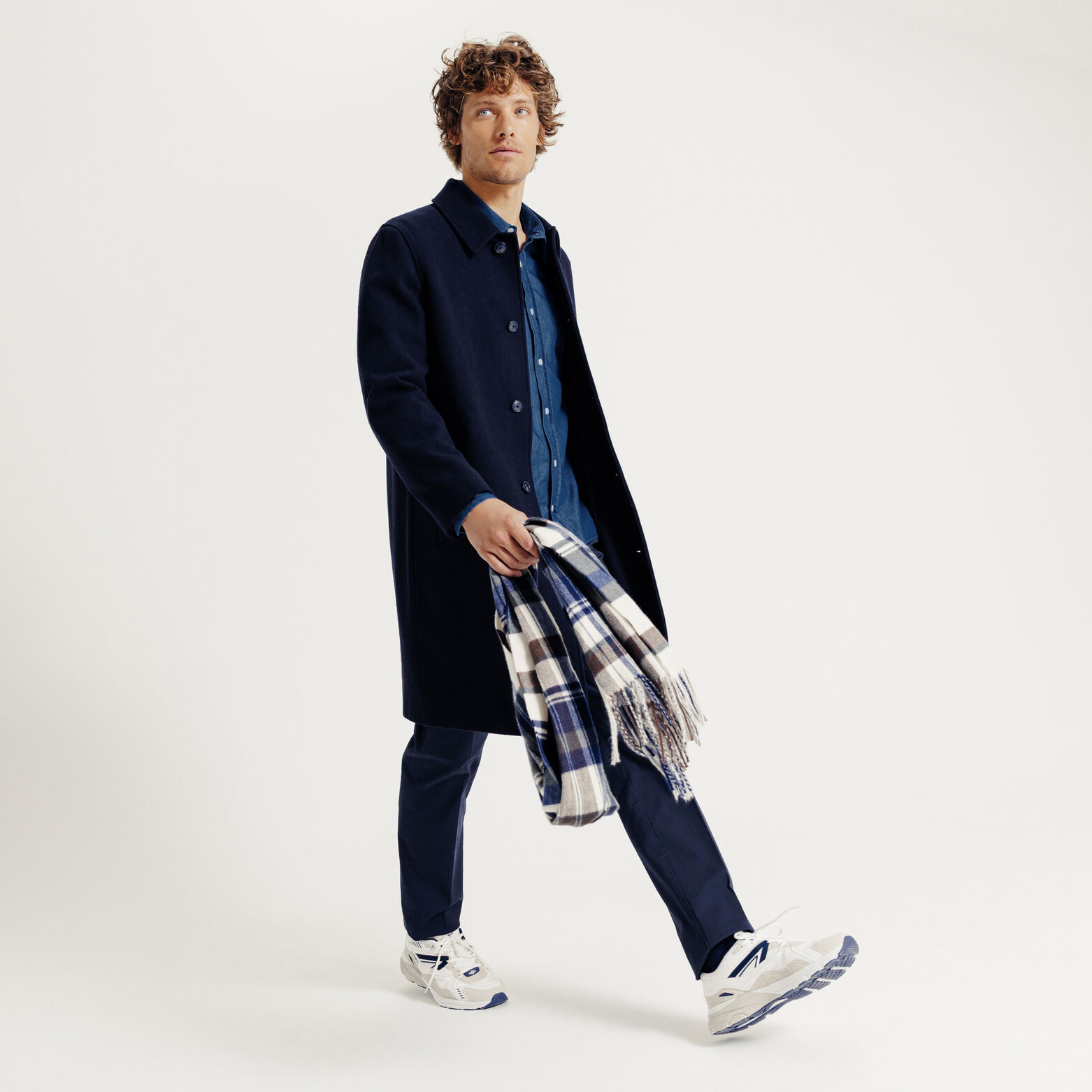 Hemd in chambray katoen