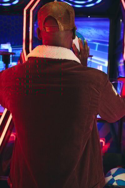 Veste en velours licence Stranger Things