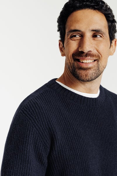 Pull mérinos cachemire Made in France