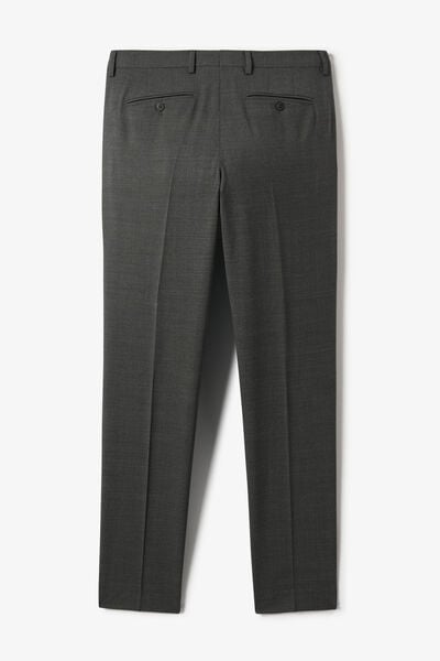 Pantalon de costume slim bi-stretch uni