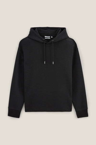 Sweat à capuche oversize bas droit