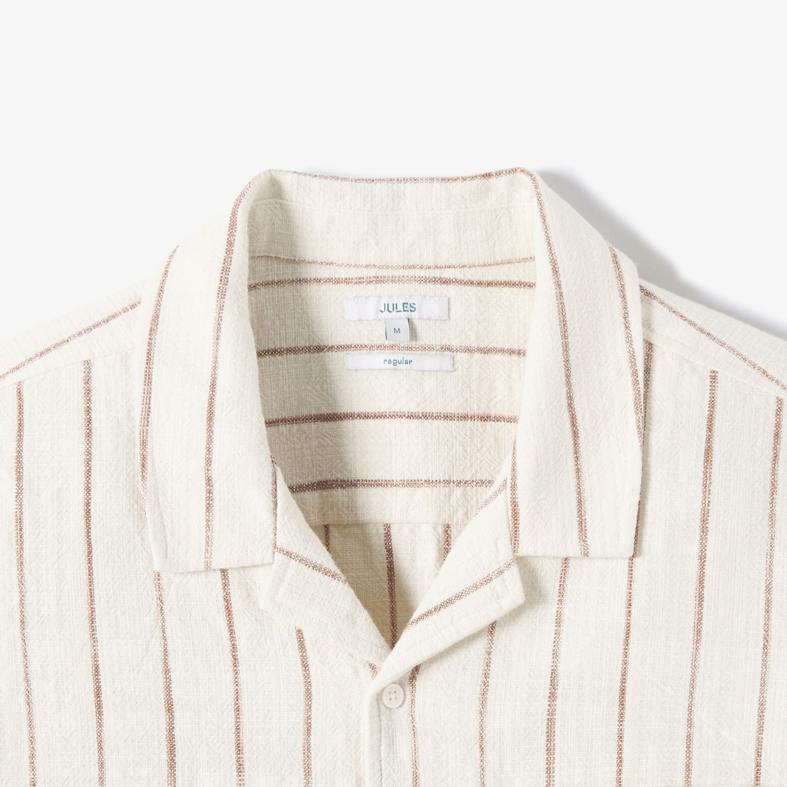 Chemisette en coton ray&eacute;e