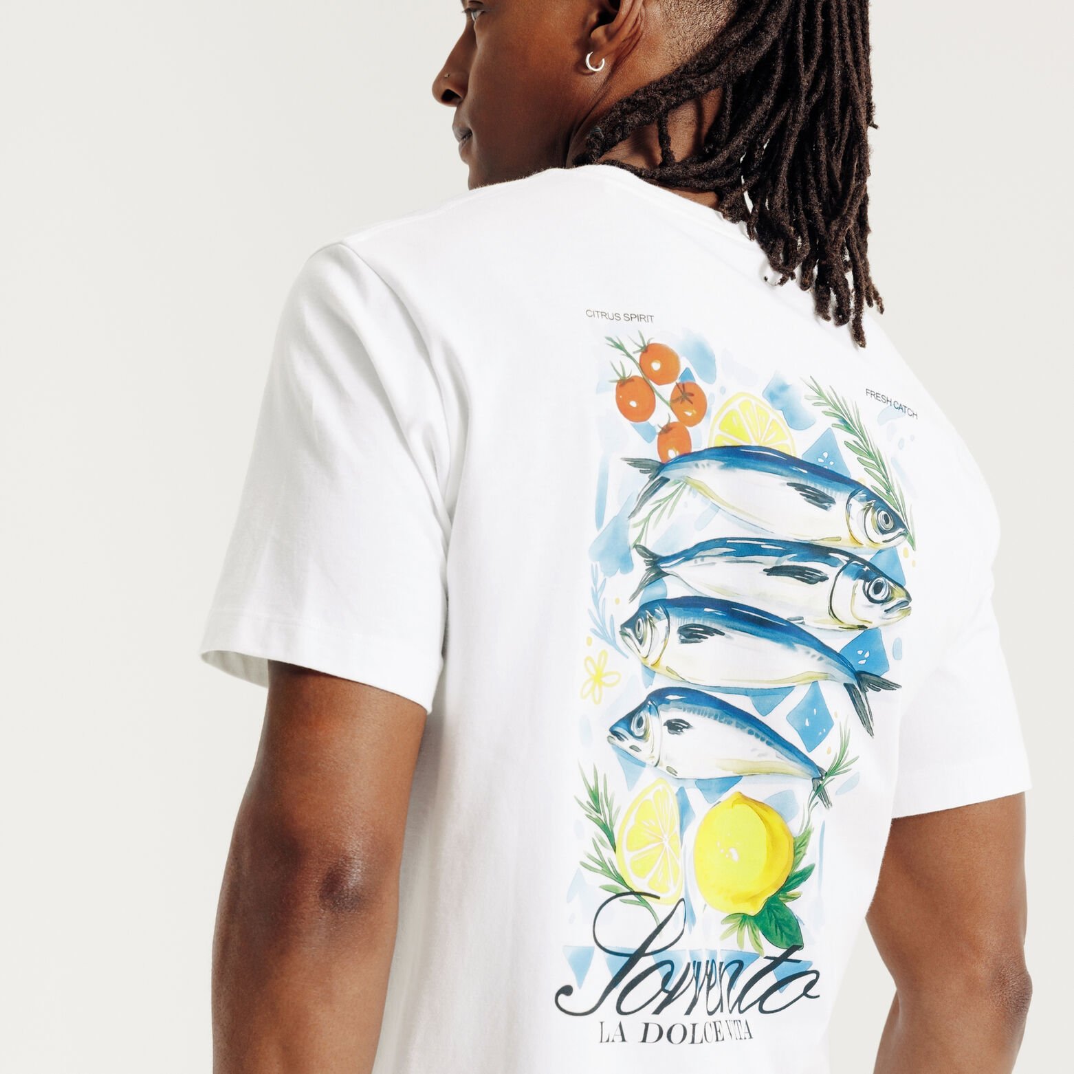 Tee shirt imprim&eacute; devant et dos