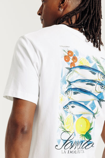 Tee shirt imprim&eacute; devant et dos