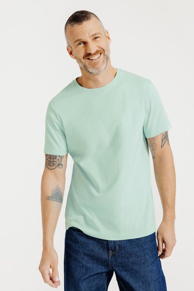 Basic T-shirt met ronde hals